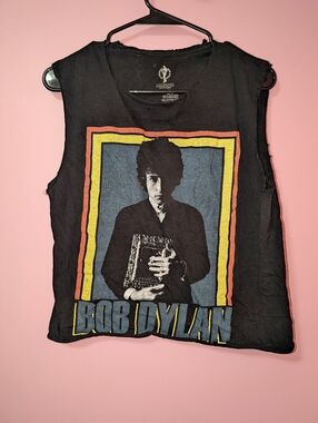 Bob Dylan Cropped Band T-Shirt